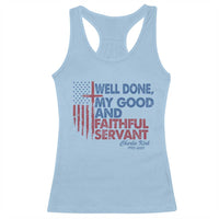 Charlie Kirk Racerback Tank Top Fear Not Mens Christian Memorial Tribute Charlie Cross US Flag - Wonder Print Shop