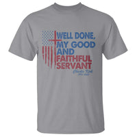 Charlie Kirk T Shirt Fear Not Mens Christian Memorial Tribute Charlie Cross US Flag - Wonder Print Shop