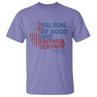 Charlie Kirk T Shirt Fear Not Mens Christian Memorial Tribute Charlie Cross US Flag - Wonder Print Shop