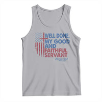 Charlie Kirk Tank Top Fear Not Mens Christian Memorial Tribute Charlie Cross US Flag - Wonder Print Shop