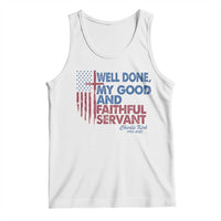 Charlie Kirk Tank Top Fear Not Mens Christian Memorial Tribute Charlie Cross US Flag - Wonder Print Shop