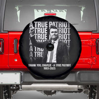 Charlie Kirk Freedom Spare Tire Cover Vintage A True Patriot Patriotic American - Wonder Print Shop