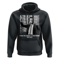 Charlie Kirk Freedom Hoodie Vintage A True Patriot Patriotic American - Wonder Print Shop