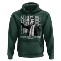 Charlie Kirk Freedom Hoodie Vintage A True Patriot Patriotic American - Wonder Print Shop