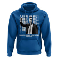 Charlie Kirk Freedom Hoodie Vintage A True Patriot Patriotic American - Wonder Print Shop