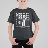 Charlie Kirk Freedom T Shirt For Kid Vintage A True Patriot Patriotic American - Wonder Print Shop