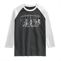 Charlie Kirk Freedom Raglan Shirt A True Patriot Patriotic American - Wonder Print Shop