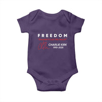 Charlie Kirk Memorial Baby Onesie Freedom Shouldnt Cost This Much - Wonder Print Shop