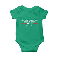This is The Turning Point Baby Onesie Charlie Kirk Prove Me Wrong - Wonder Print Shop