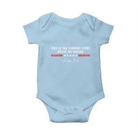 This is The Turning Point Baby Onesie Charlie Kirk Prove Me Wrong - Wonder Print Shop