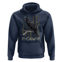 Funny Crow Hoodie F-Caw-F Raven Camo USA Flag Adult Humor - Wonder Print Shop