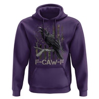 Funny Crow Hoodie F-Caw-F Raven Camo USA Flag Adult Humor - Wonder Print Shop