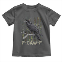 Funny Crow Toddler T Shirt F-Caw-F Raven Camo USA Flag Adult Humor - Wonder Print Shop