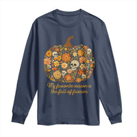 My Favorite Season is the Fall of Fascism Long Sleeve Shirt Social Justice Halloween Activist - Wonder Print Shop