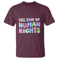 Big Fan Of Human Rights T Shirt Social Justice Equality Activist - Wonder Print Shop