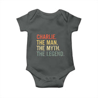 Retro Charlie The Man The Myth The Legend Baby Onesie - Wonder Print Shop