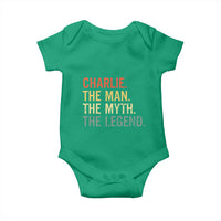 Retro Charlie The Man The Myth The Legend Baby Onesie - Wonder Print Shop