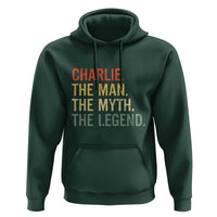 Retro Charlie The Man The Myth The Legend Hoodie - Wonder Print Shop