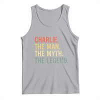 Retro Charlie The Man The Myth The Legend Tank Top - Wonder Print Shop
