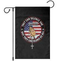 Charlie Kirk Memorial Garden Flag Retro American Flag - Wonder Print Shop