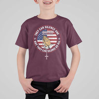Charlie Kirk Memorial T Shirt For Kid Retro American Flag - Wonder Print Shop