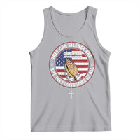 Charlie Kirk Memorial Tank Top Retro American Flag - Wonder Print Shop
