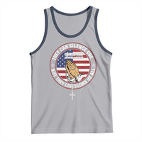 Charlie Kirk Memorial Tank Top Retro American Flag - Wonder Print Shop