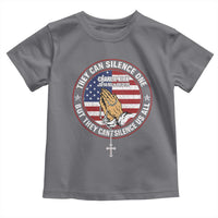 Charlie Kirk Memorial Toddler T Shirt Retro American Flag - Wonder Print Shop