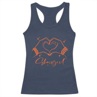 Heart Hands Showgirl Racerback Tank Top Girl Vintage 70's 80's Trendy Apparel - Wonder Print Shop