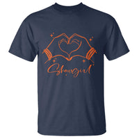 Heart Hands Showgirl T Shirt Girl Vintage 70's 80's Trendy Apparel - Wonder Print Shop