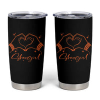 Heart Hands Showgirl Tumbler Cup Girl Vintage 70's 80's Trendy Apparel - Wonder Print Shop