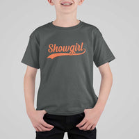 Showgirl T Shirt For Kid Varsity Script Vintage Sports Jersey Style - Wonder Print Shop