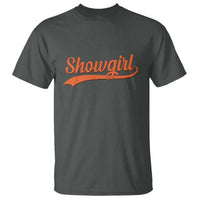 Showgirl T Shirt Varsity Script Vintage Sports Jersey Style - Wonder Print Shop
