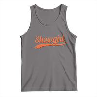 Showgirl Tank Top Varsity Script Vintage Sports Jersey Style - Wonder Print Shop