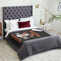 Funny Halloween Costume Showgirl Throw Blanket The Life of A Showghoul Cute Ghost - Wonder Print Shop