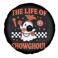 Funny Halloween Costume Showgirl Spare Tire Cover The Life of A Showghoul Cute Ghost - Wonder Print Shop