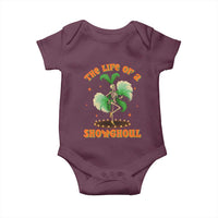 Funny Halloween Costume Showgirl Baby Onesie The Life of A Showghoul Slay Skeleton Girl - Wonder Print Shop