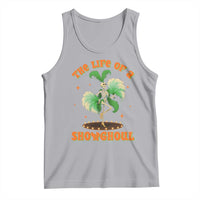 Funny Halloween Costume Showgirl Tank Top The Life of A Showghoul Slay Skeleton Girl - Wonder Print Shop