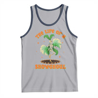 Funny Halloween Costume Showgirl Tank Top The Life of A Showghoul Slay Skeleton Girl - Wonder Print Shop