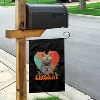 The Life Of A Showcat Garden Flag Funny Cat Showgirl Era Heart Shape - Wonder Print Shop