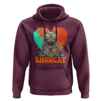 The Life Of A Showcat Hoodie Funny Cat Showgirl Era Heart Shape - Wonder Print Shop
