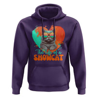 The Life Of A Showcat Hoodie Funny Cat Showgirl Era Heart Shape - Wonder Print Shop