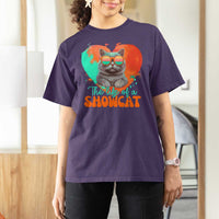 The Life Of A Showcat T Shirt For Women Funny Cat Showgirl Era Heart Shape TS10