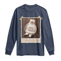 The Life Of A Showcat Long Sleeve Shirt Funny Vintage Photo Cat Era - Wonder Print Shop