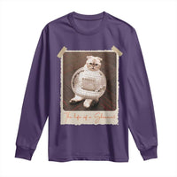 The Life Of A Showcat Long Sleeve Shirt Funny Vintage Photo Cat Era - Wonder Print Shop