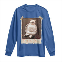 The Life Of A Showcat Long Sleeve Shirt Funny Vintage Photo Cat Era - Wonder Print Shop