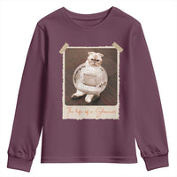 The Life Of A Showcat Youth Sweatshirt Funny Vintage Photo Cat Era - Wonder Print Shop
