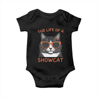 The Life Of A Showcat Baby Onesie Funny Cat Showgirl Era - Wonder Print Shop