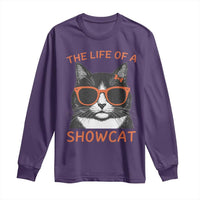 The Life Of A Showcat Long Sleeve Shirt Funny Cat Showgirl Era - Wonder Print Shop