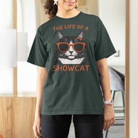 The Life Of A Showcat T Shirt For Women Funny Cat Showgirl Era TS10